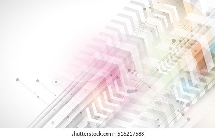 Digital technology world. Business virtual concept