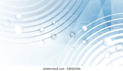 Digital technology world. Business virtual concept. Vector background
