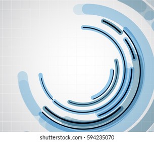 Digital technology world. Business virtual concept. Vector background
