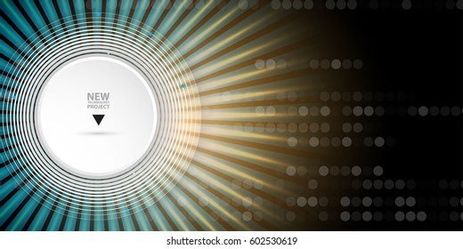 Digital technology world. Business virtual concept. Vector background