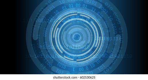 Digital technology world. Business virtual concept. Vector background