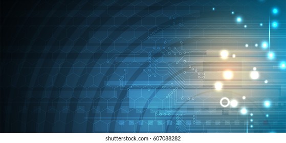 Mundo de la tecnología digital. Concepto virtual del negocio
