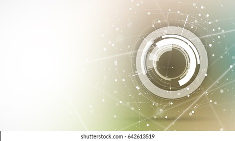 Digital technology world. Business virtual concept