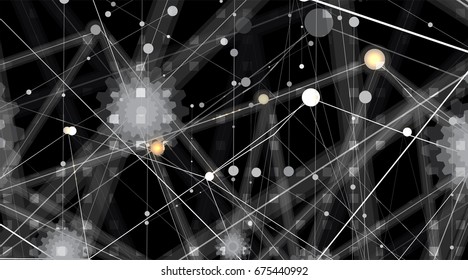 Digital technology world. Business virtual concept