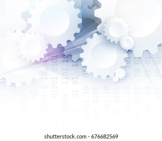 Digital technology world. Business virtual concept