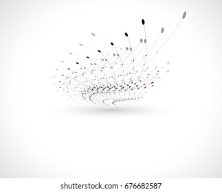 Digital technology world. Business virtual concept