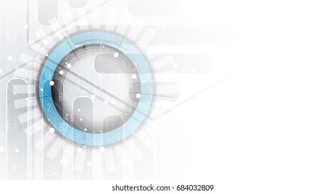 Digital technology world. Business virtual concept