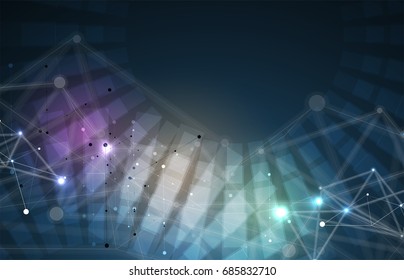 Digital technology world. Business virtual concept