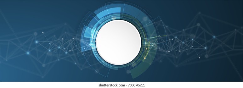 Digital technology world. Business virtual concept