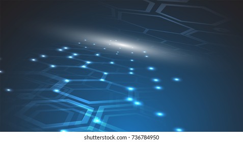 Digital technology world. Business virtual concept