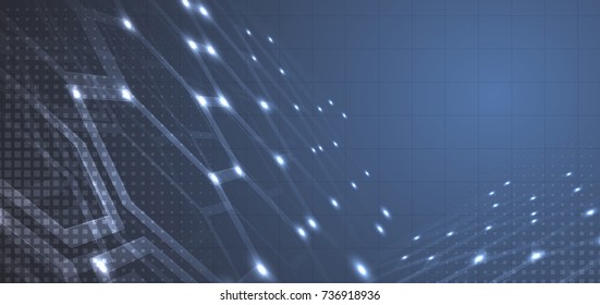Digital technology world. Business virtual concept