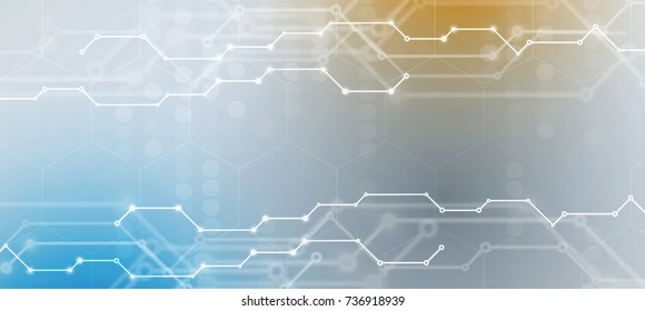 Digital technology world. Business virtual concept