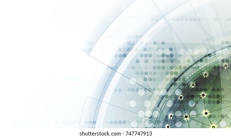 Digital technology world. Business virtual concept