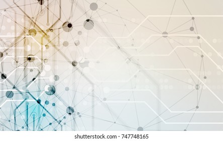 Digital technology world. Business virtual concept
