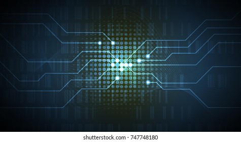 Digital technology world. Business virtual concept