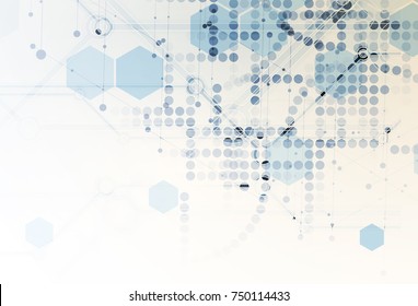 Digital technology world. Business virtual concept. Vector background
