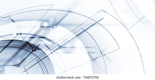 Digital technology world. Business virtual concept. Vector background