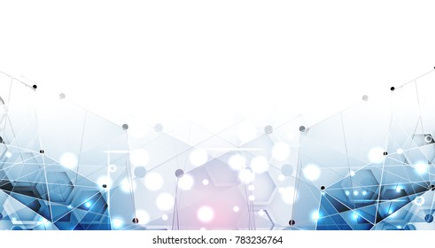 Digital technology world. Business virtual concept
