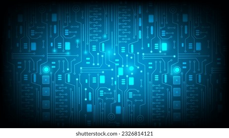 Digital technology world. vector futuristic circuit board, Electronic motherboard, Communication and engineering concept, Hi-tech digital technology concept.	
