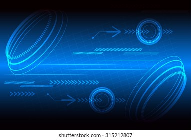 Digital telecom technology abstract background, vector illustration