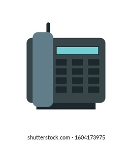 digital telephone communication device isolated icon vector illustration design