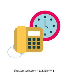 digital telephone with watch