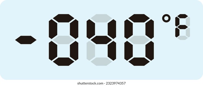 Medición de la pantalla de temperatura digital aislada en fondo blanco.