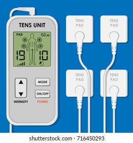 Digital TENS Transcutaneous Electrical Nerve Stimulation Relax Patient Body Pain Relief Stiffness Muscle Massage Acupuncture Therapy Machine