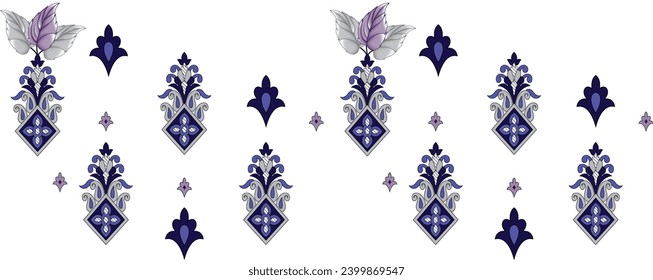 
Digital Textile All-Over Pattern Design for Pakistani-Indian-Turki-Kurti Design-digital-textile-design-flowers-leaves-Exquisite border design, border pattern, Motif, Graph-
Digital Design background 