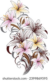 
Digital Textile All-Over Pattern Design for Pakistani-Indian-Turki-Kurti Design-digital-textile-design-flowers-leaves-Exquisite border design, border pattern, Motif, Graph-
Digital Design background 