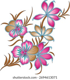 Digital Textile All-Over Pattern Design for Pakistani-Indian-Turki-Kurti Design
FLORAL DESIGN AND DIGITAL PATTERN BACKGROUND