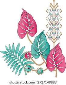 #Digital Textile All-Over Pattern Design for Pakistan-India-Türkiye-Brazil-United States-Italy-All worlds Kurti Design