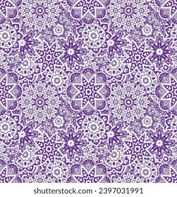 Digital textile baroque and floral border and Mughal art Seamless pattern with paisley ornament repeat floral texture vintage background hand drawing baroque fabric printing