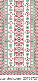 digital  textile borders print flower 