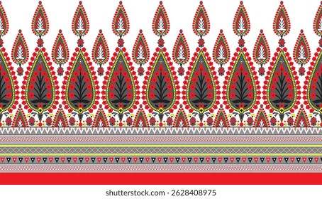 digital  textile borders print flower HD