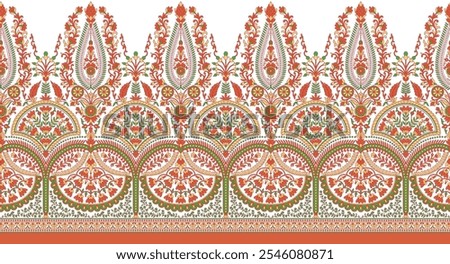 digital textile borders print flower HD