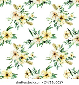 Digitales Textildesign Schöner ethnischer Stil Bunte Nahtlose Blumenhandgemachte Nahtlose Muster. Blumenkunst Textildruckmaterial Illustration für Stoff- und Papierdrucke Bunte Blumenmuster