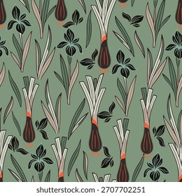 Digital Textile Design Blumenmuster Illustration für den Druck. Vektorgrafik