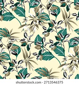 Elemento de flor de diseño textil digital Nuevo diseño de flor semi audaz