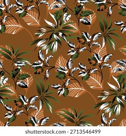 Elemento de flor de diseño textil digital Nuevo diseño de flor semi audaz