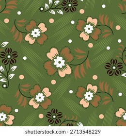 Elemento de flor de diseño textil digital Nuevo diseño de flor semi audaz