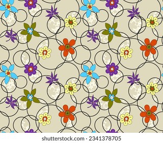 Digital textile design and motif. suitable for vintage clothes.Like a baroque ornaments demask paisley abstract vintage border black and white watercolor pattern carpet and print in fabric.