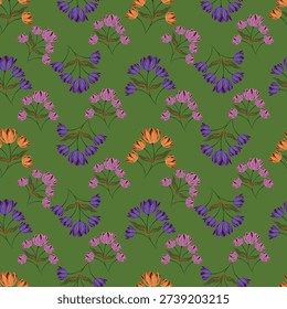digital textile design Mughal art floral pattern and colourful and beautiful light colou
