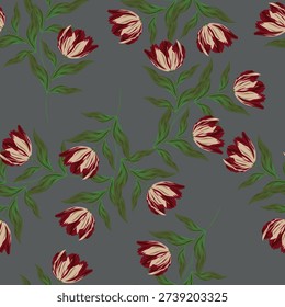 digital textile design Mughal art floral pattern and colourful and beautiful light colou
