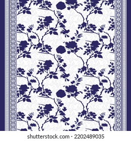 Digital textile design ornament and pattern