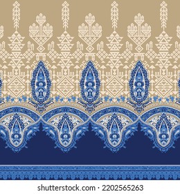 Digital textile design ornament and pattern