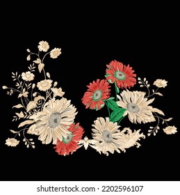 Digital textile design ornament and pattern