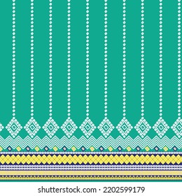 Digital textile design ornament and pattern