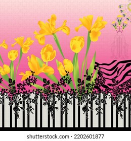 Digital-Textil-Design-Ornament und Muster