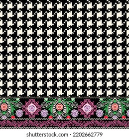 Digital textile design ornament and pattern
